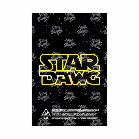 STAR DAWG MYLAR BAG DESIGN [DIGITAL DOWNLOAD] - plugsupplyco